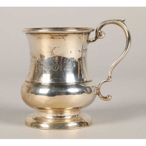 202 - Silver tankard, Birmingham 1923, 8cm h, 90g