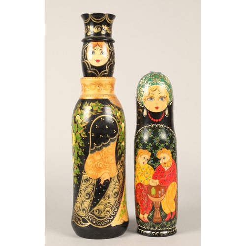 274 - Two large Russian dolls, nothing inside