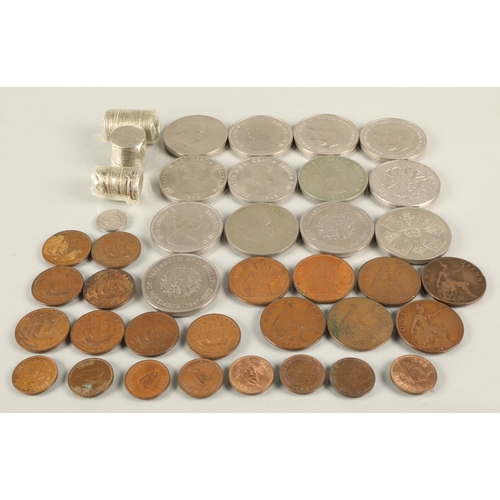 79 - British coinage to include commemorative, silver, farthings, etc