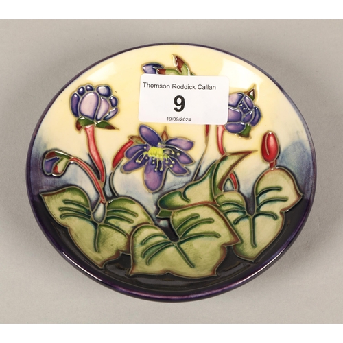 9 - Moorcroft dish, 11.5cm diameter