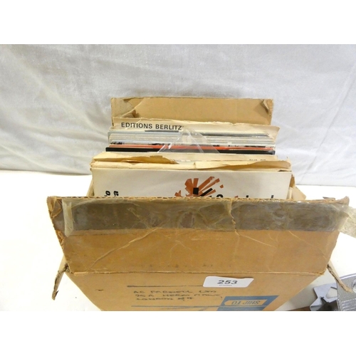 253 - Box of various Continental records.