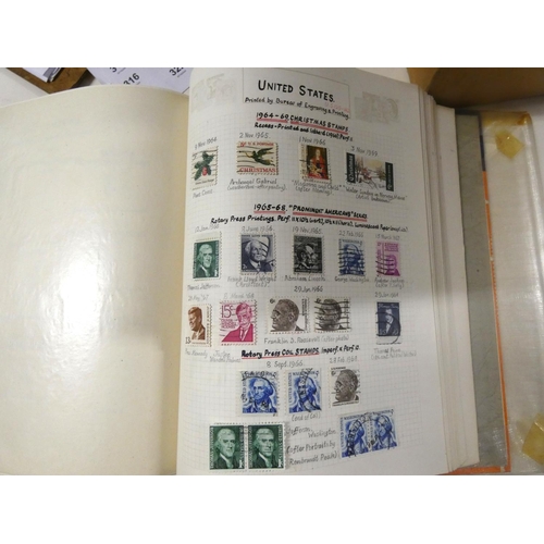 286 - Large vintage stamp album to include USA, Commonwealth etc.