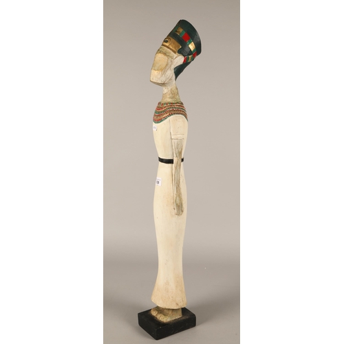 538 - Decorative Egytian style freestanding figure, 83cm high