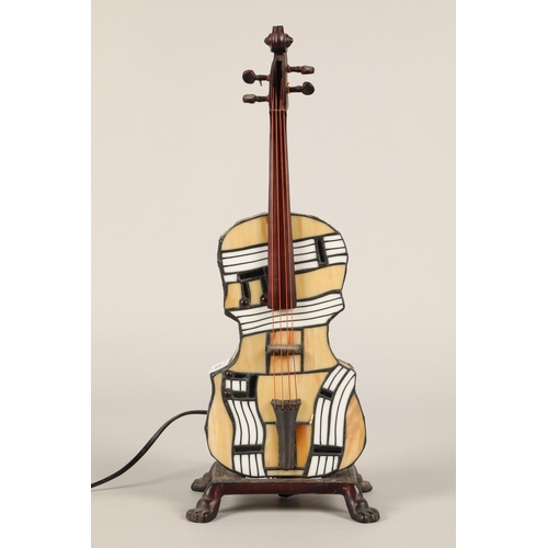 539 - Ornamental light in form of violin