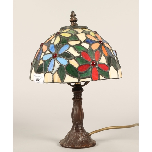 545 - Small Tiffany style table lamp