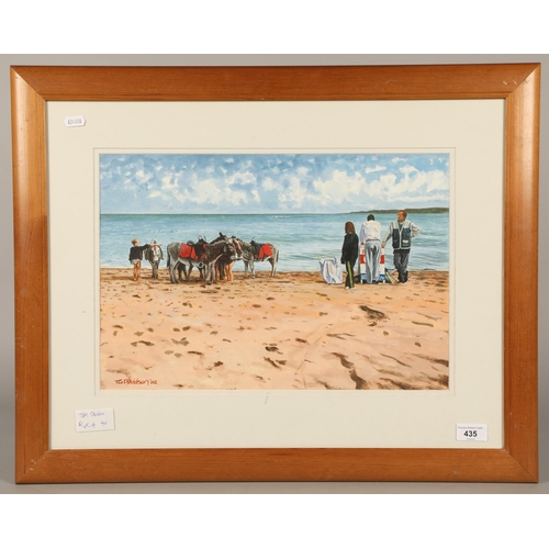 435 - Tom Davidson 'Seaside Rendezvous'Framed acrylic30cm x 44cm