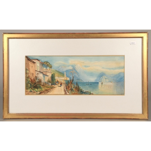 451 - Amy Sinclair (Edinburgh artist fl. 1885 - 95), three framed watercolours, landscape scenes .