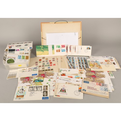 295 - Assorted Commonwealth stamps & first day covers