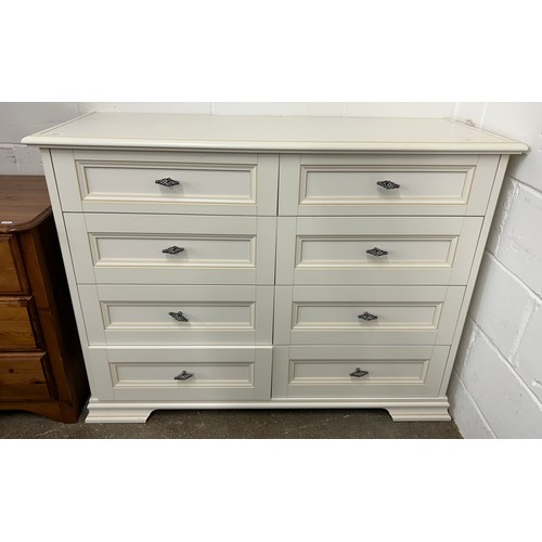 632 - Modern eight-drawer chest, 95cm high & 125cm wide 