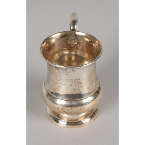 202 - Silver tankard, Birmingham 1923, 8cm h, 90g