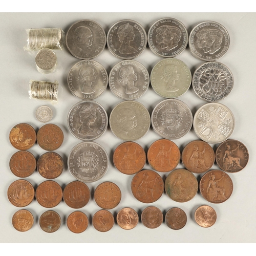 79 - British coinage to include commemorative, silver, farthings, etc