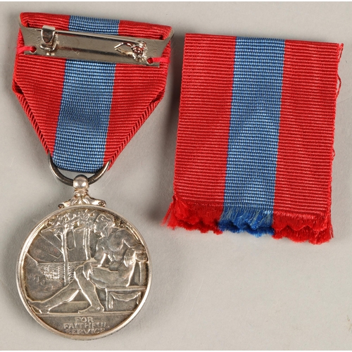 82 - Imperial Service Medal in fitted case, awarded to John Caldwell Dalziel