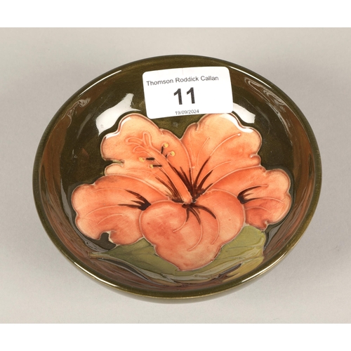 11 - Moorcroft bowl, 11.5cm diameter