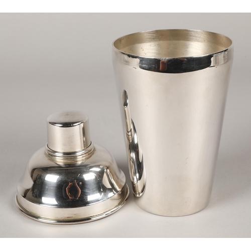 233 - PHV England mid century stainless steel cocktail shaker