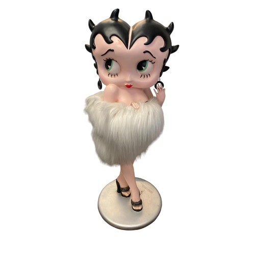 506 - Large floor standing model of Betty Boop and another of waitress Betty Boop with tray, larger figure... 