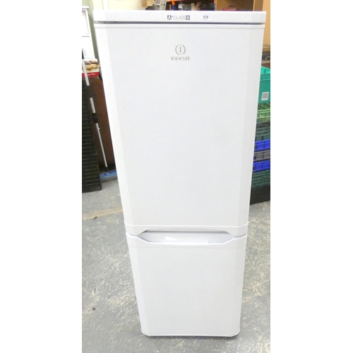 512 - Indesit fridge-freezer H.155cm x W.55cm.