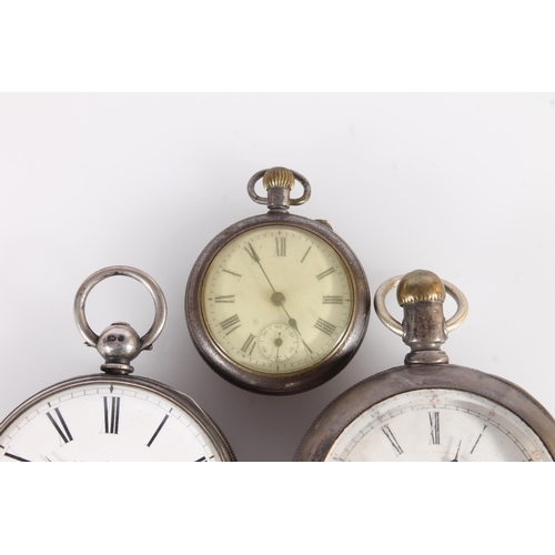 278 - Silver cased open face pocket watch by J Flynn & Sons of Earlsdon, London, another by James Rona... 