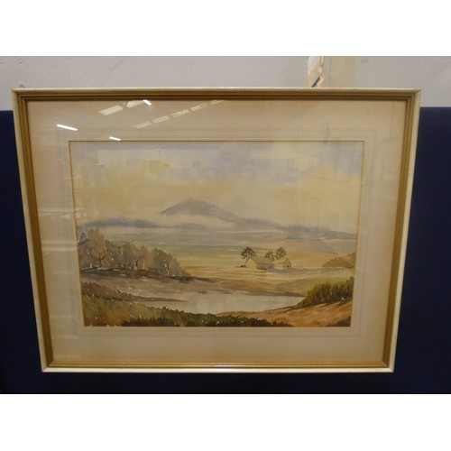 388 - V.  Carman double sided picture, Troutbeck, Saddleback. W.72cm x H.55cm