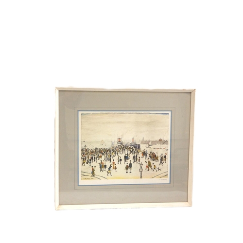 323 - Laurence Stephen Lowry (1887 - 1976)Ferry Boats.Colour proof.Pencil signed lower right. Blind stamp ... 