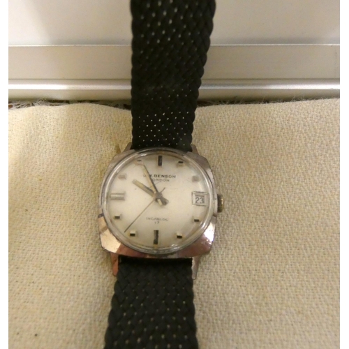 400 - J W Benson men's wristwatch.