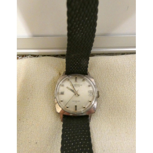 400 - J W Benson men's wristwatch.