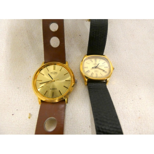 401 - Hanowa ladies watch and men's Rotary.