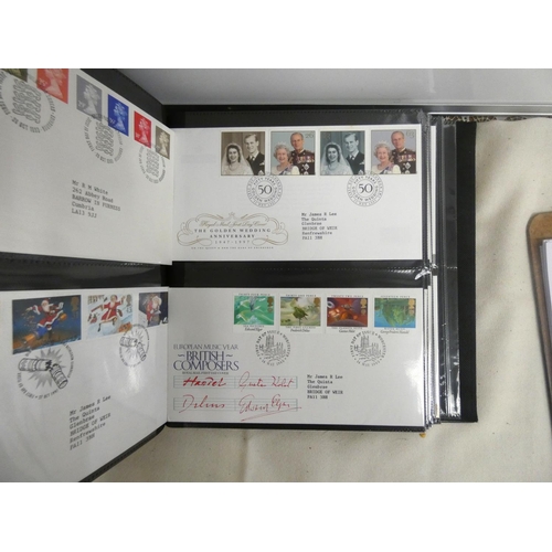 416 - Two large albums of First day Covers.