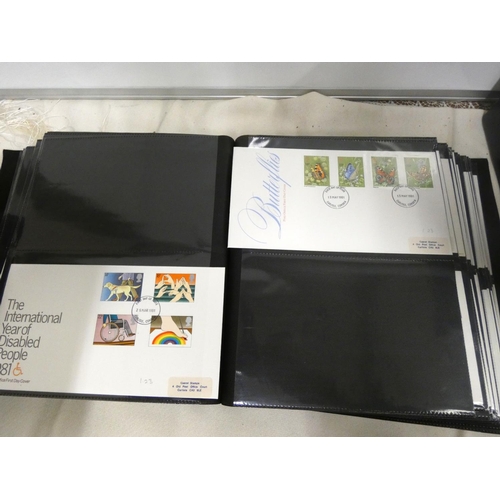 417 - Two large modern albums of First Day Covers.