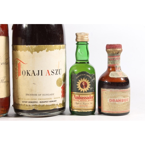 1091 - Hungarian TOKAJI ASZU 1967 5 year old brandy, CHATEAU BROUSTET HAUT BARSAC 1972 2e Cru Classe for pr... 