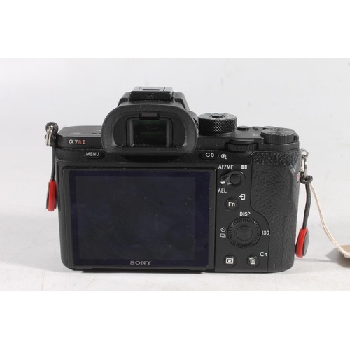 1117 - Sony Alpha 7R (A7R) II 4k digital camera body, serial number 3773328, product codes ILCE-7RM2 WW3259... 