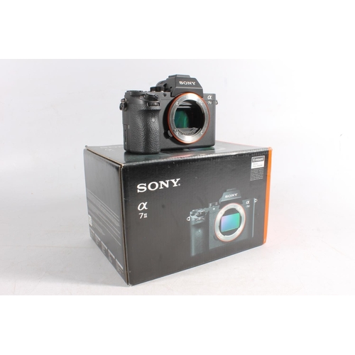 1118 - Sony Alpha 7 (A7) II digital camera, serial number 3907794, product codes ILCE-7M2 WW328278, with or... 