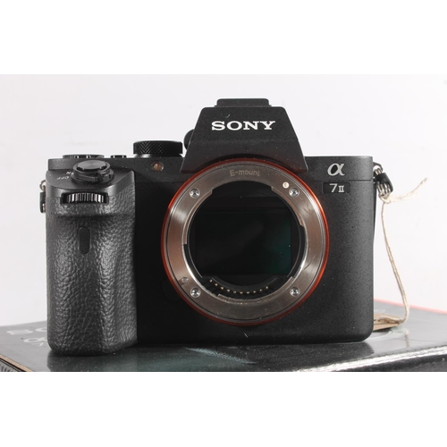 1118 - Sony Alpha 7 (A7) II digital camera, serial number 3907794, product codes ILCE-7M2 WW328278, with or... 