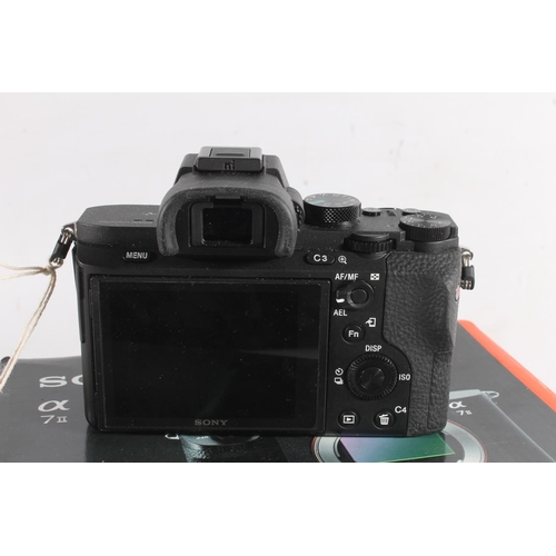 1118 - Sony Alpha 7 (A7) II digital camera, serial number 3907794, product codes ILCE-7M2 WW328278, with or... 