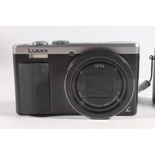 1149 - Panasonic Lumix DMC-TZ80 digital camera with Leica DC Vario Elmar 3.3-6.4,4.3-129 ASPH lens and a Pa... 