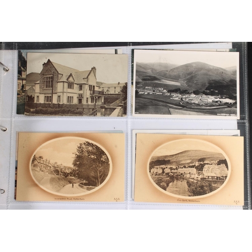 1166 - 20th century postcard collection containing near 200 postcards of the Scottish town of Peebles and s... 