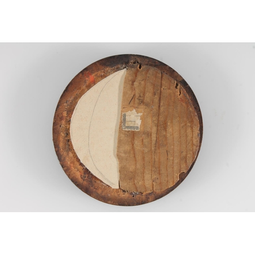 498 - Three ivory portrait miniatures to include a circular portrait of a young girl with ukulele, frame 1... 