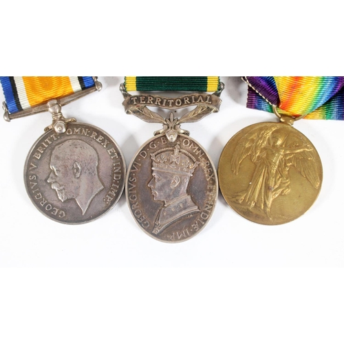 1346 - Medals of 7894144 / 103754 Trooper / Air Mechanic First Class H Johnston of the Wiltshire Yeomanry /... 