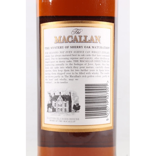 1096 - MACALLAN 10-year-old single malt Scotch whisky, old style cream and gilt label, 40% abv., 70cl, boxe... 