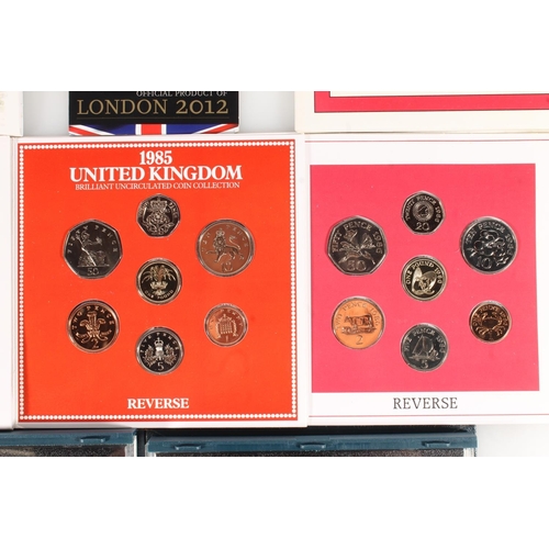 1239 - UNITED KINGDOM Queen Elizabeth II (1952-2022) proof sets 1993 and 1994, BU set 1985, BU £2 198... 