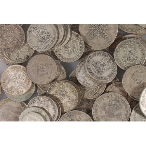 1267 - UNITED KINGDOM 500 grade silver (1920-1946) coins from circulation to include half crowns, florins, ... 