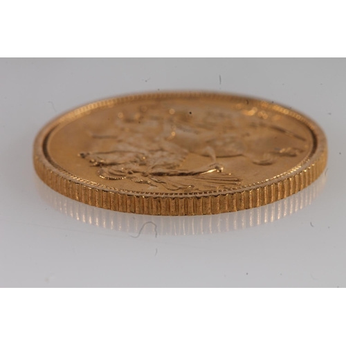 1315 - UNITED KINGDOM Queen Elizabeth II (1952-2022) gold sovereign 1974.