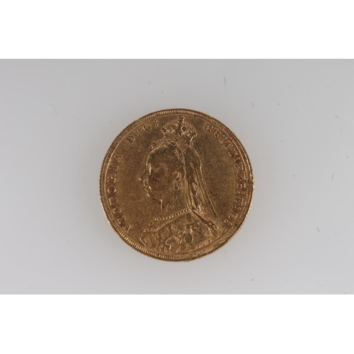 1318 - UNITED KINGDOM Queen Victoria (1837-1901) gold sovereign 1892, Jubilee bust, S3866C.