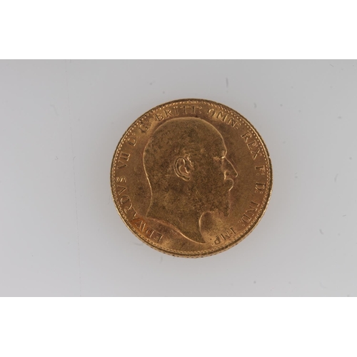 1331 - UNITED KINGDOM King Edward VII (1901-1910) gold sovereign 1910, S3969.