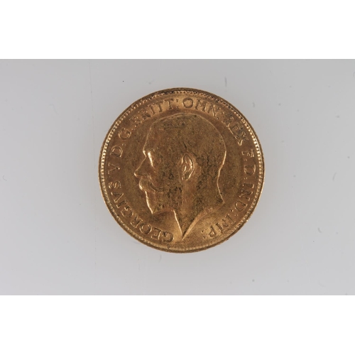 1344 - UNITED KINGDOM King George V (1910-1936) gold half sovereign 1912.