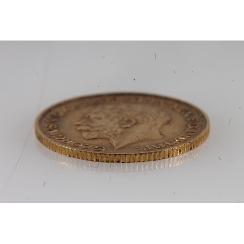 1344 - UNITED KINGDOM King George V (1910-1936) gold half sovereign 1912.