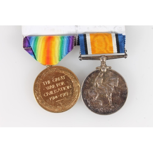 1354 - Medals of 032132 Second Corporal D Allan of the Army Ordnance Corps comprising WWI war medal and vic... 