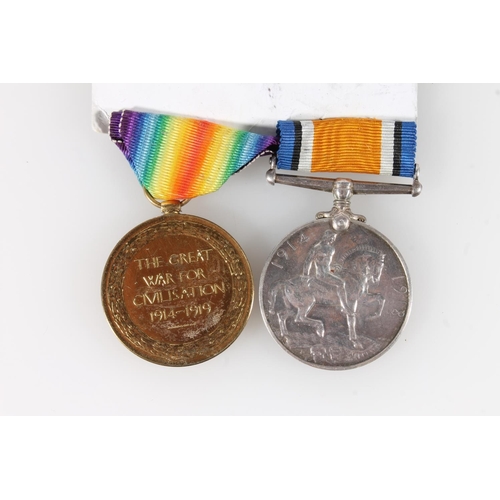 1356 - Medals of M2-105904 Staff Sergeant R B Duncan of the Army Service Corps comprising WWI war medal and... 