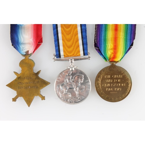 1366 - Medals of 3599 Private John Henry Angus of the 1st/7th Gordon Highlanders who died of wounds 13th Ju... 