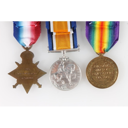 1369 - Medals of 1596 Private Kenneth Mackenzie of the 6th Battalion Seaforth Highlanders who was killed in... 