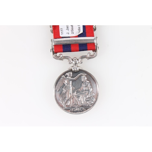 1381 - Medal of 1177 Private James Jack (1864-1939) of the 2nd Battalion Seaforth Highlanders comprising In... 